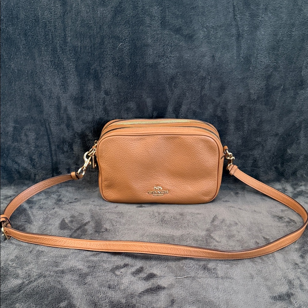 Coach Brown Leather Crossbody Bag